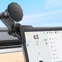 Yesido C212 360 Derece Ayarlanabilir Araç CarPlay Ekranına Sabitlenen Magsafe Araç Telefon Tutucu - Siyah