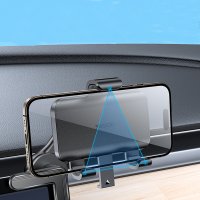 Yesido C250 360 Derece Ayarlanabilir Araç CarPlay Ekranına Sabitlenen Araç Telefon Tutucu - Siyah