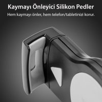 Yesido C29 360 Derece Ayarlanabilir Klipsli Koltuk Arkası Telefon Tablet Tutucu - Siyah