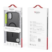 Yesido iPhone 14 PC06 Tower Magsafe Kapak - Lacivert
