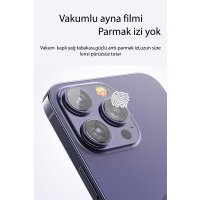 Yesido iPhone 14 WB27 Metal Kamera Lens - Mavi
