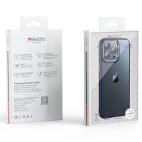 Yesido iPhone 16 Pro PC14 Sorti Kapak - Şeffaf