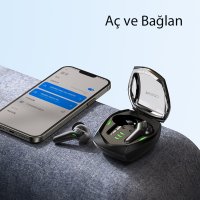 Yesido TWS14 Gaming Kablosuz Airpods Kulaklık - Siyah