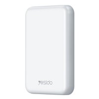 Yesido YP29 5.000 mAh Kablosuz Şarjlı Magsafe Powerbank - Beyaz
