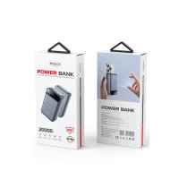 Yesido YP50 20.000 mAh Dijital Göstergeli 22.5W USB 3.0 / 20W Type-C Çıkışlı ve 15W Kablosuz Şarjlı PD Hızlı Şarj Magsafe Powerbank - Siyah