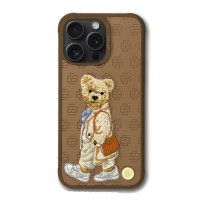 ZuckBear iPhone 15 Pro Max Paris Gentleman Kapak - Bag