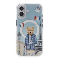 ZuckBear iPhone 16 Darnell Frosted Laser Magsafe Kapak - Paris