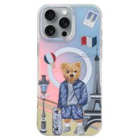 ZuckBear iPhone 16 Pro Darnell Frosted Laser Magsafe Kapak - Paris