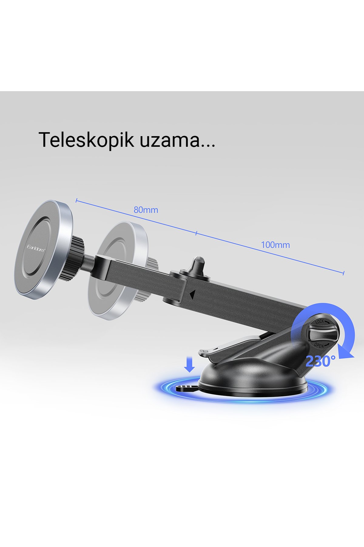 Earldom EH162 Magsafe Ring Holder - Gümüş