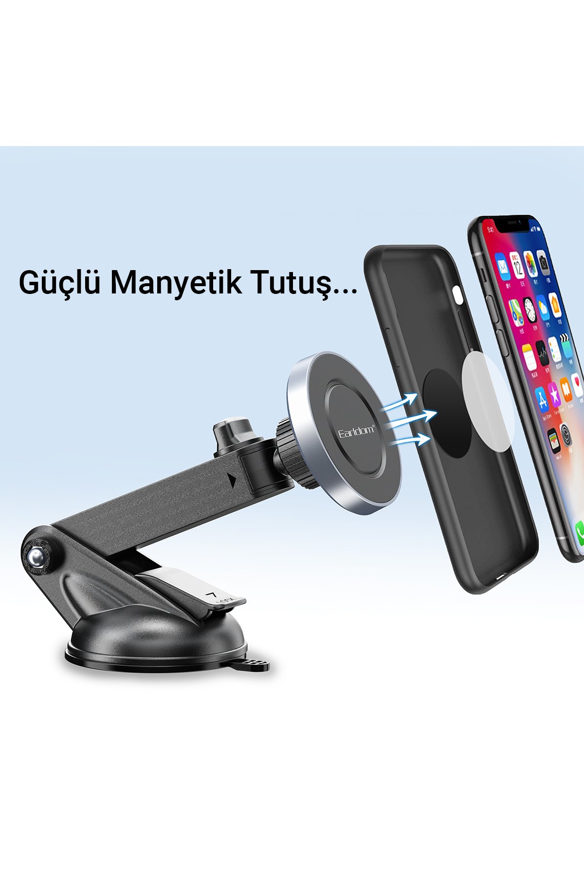 Earldom EH162 Magsafe Ring Holder - Gümüş