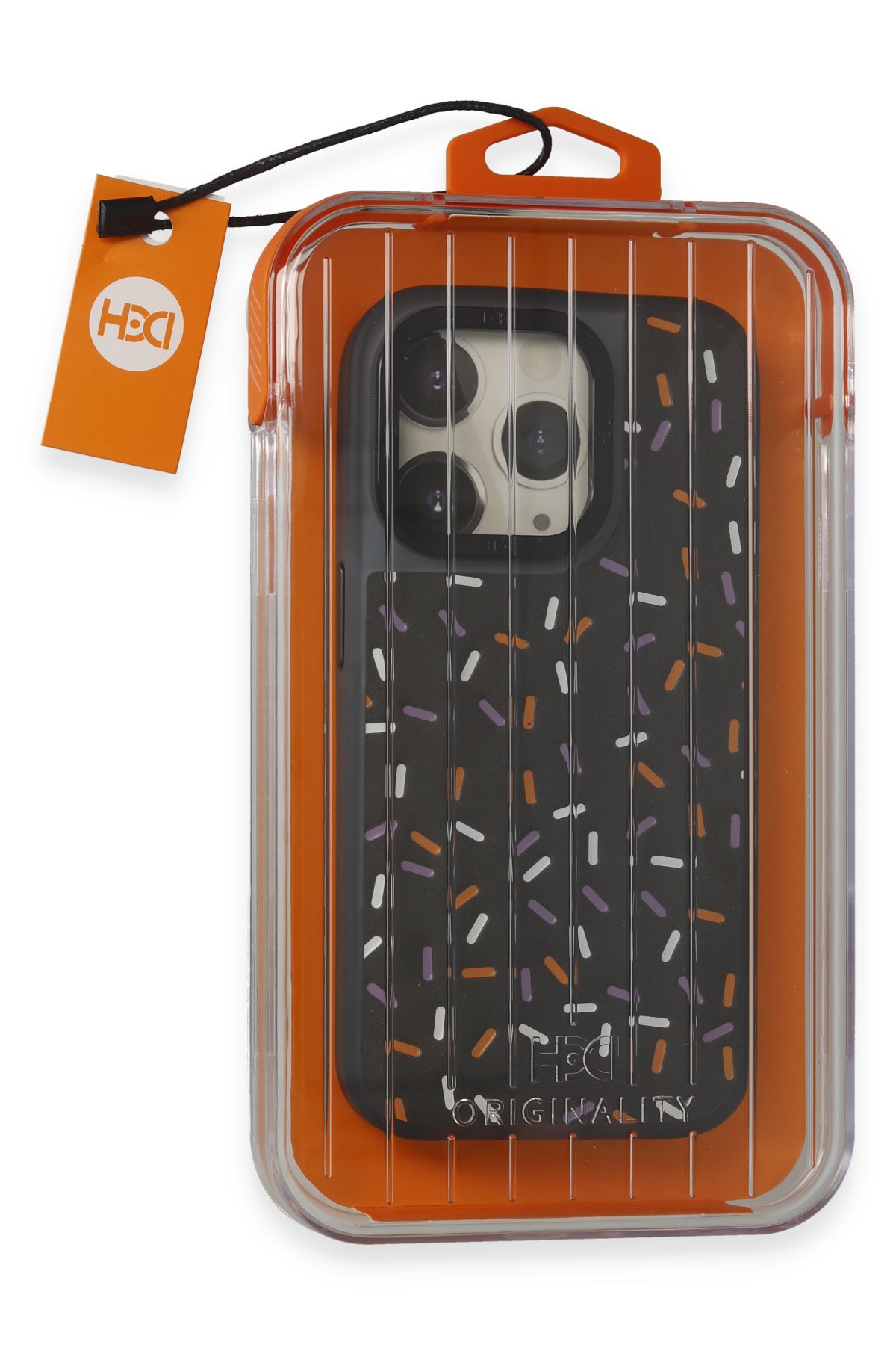 HDD iPhone 14 Pro Max HBC-264 Lambor Karbon Fiber Sport Kapak - Lacivert