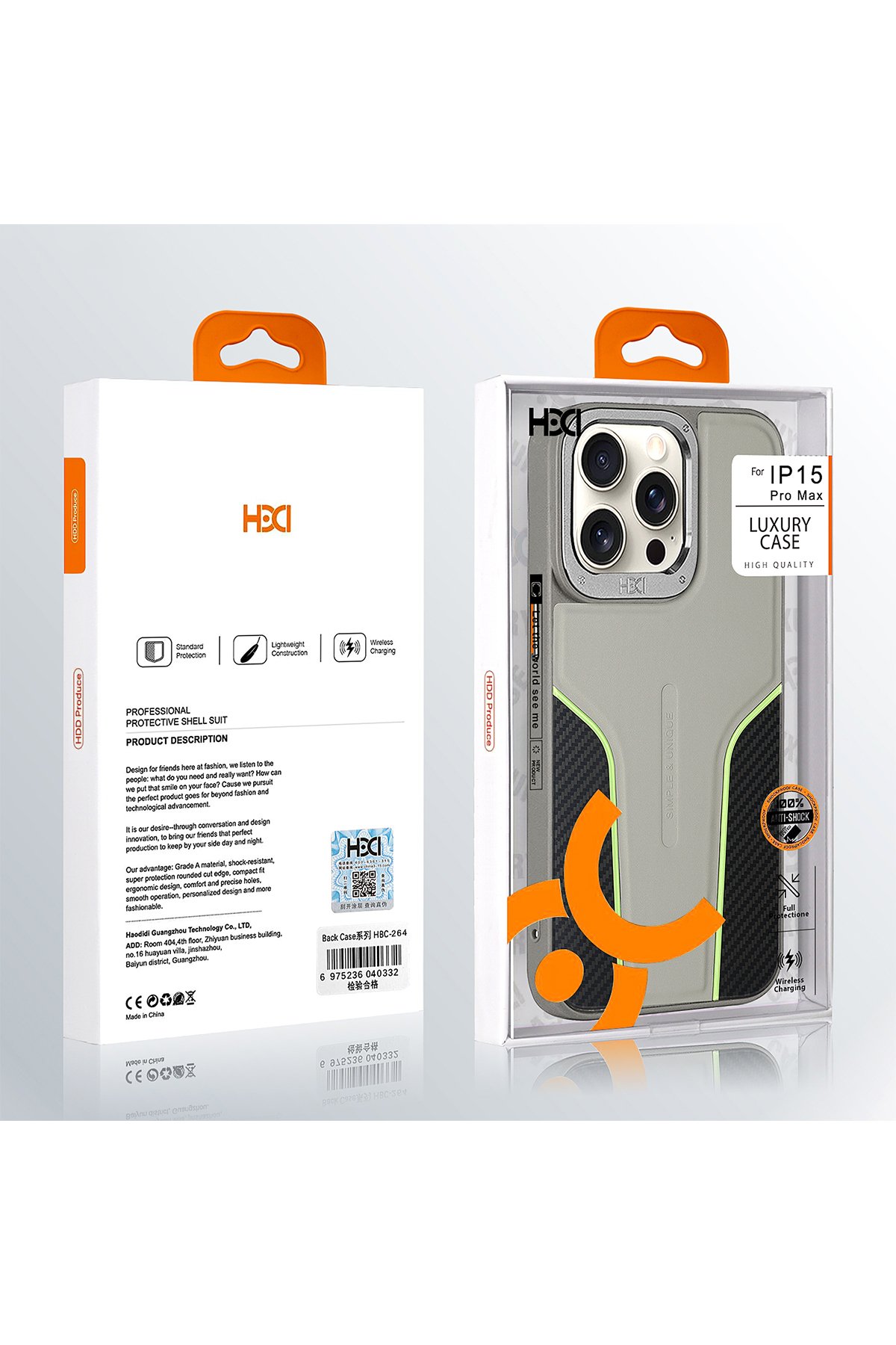 HDD iPhone 15 Pro Max Kılıf HBC-190 Kolaj Kapak - Derin Mor