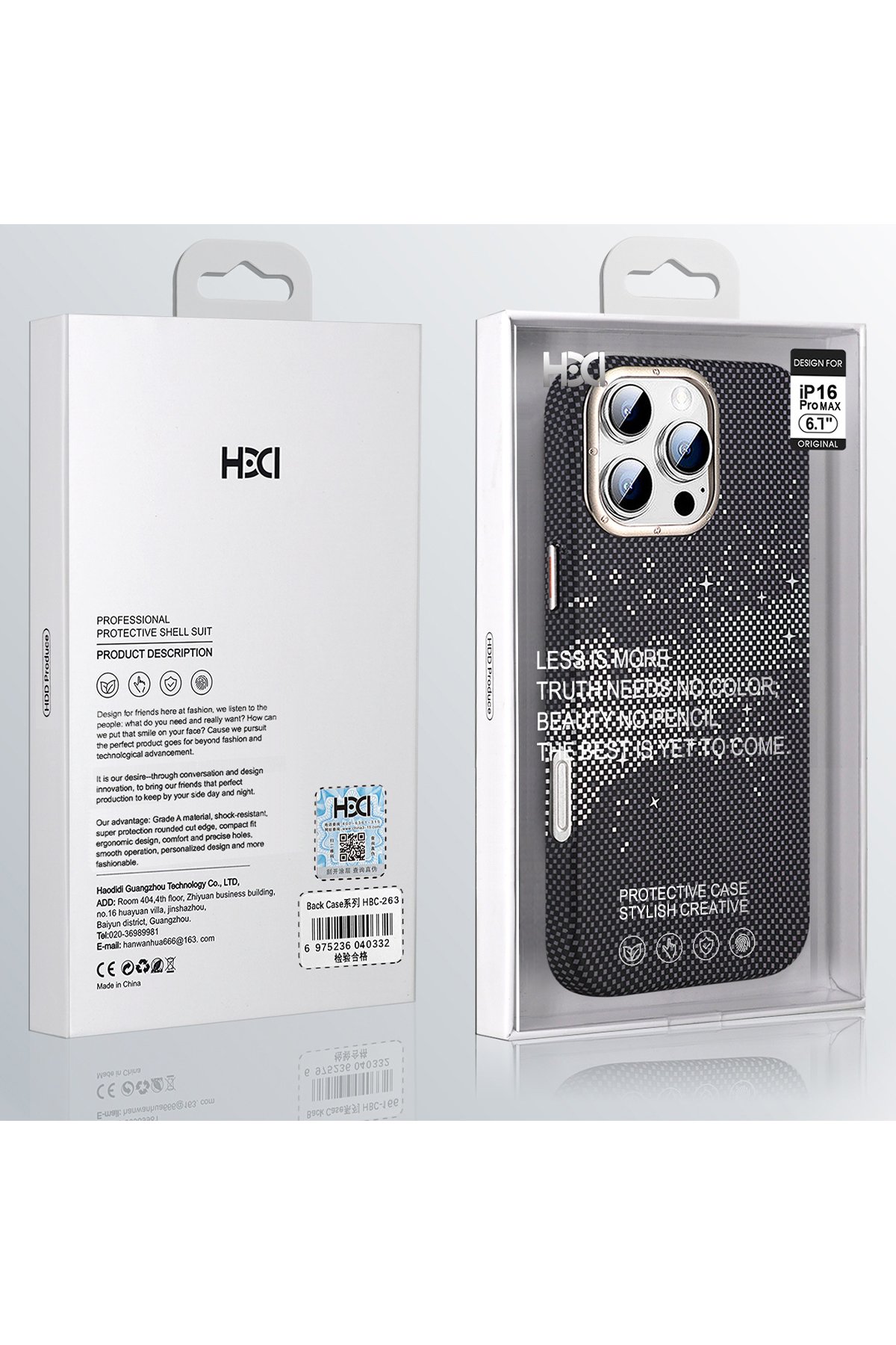 HDD iPhone 16 HBC-265 Madrid Magsafe Standlı Kapak - Titan Gri