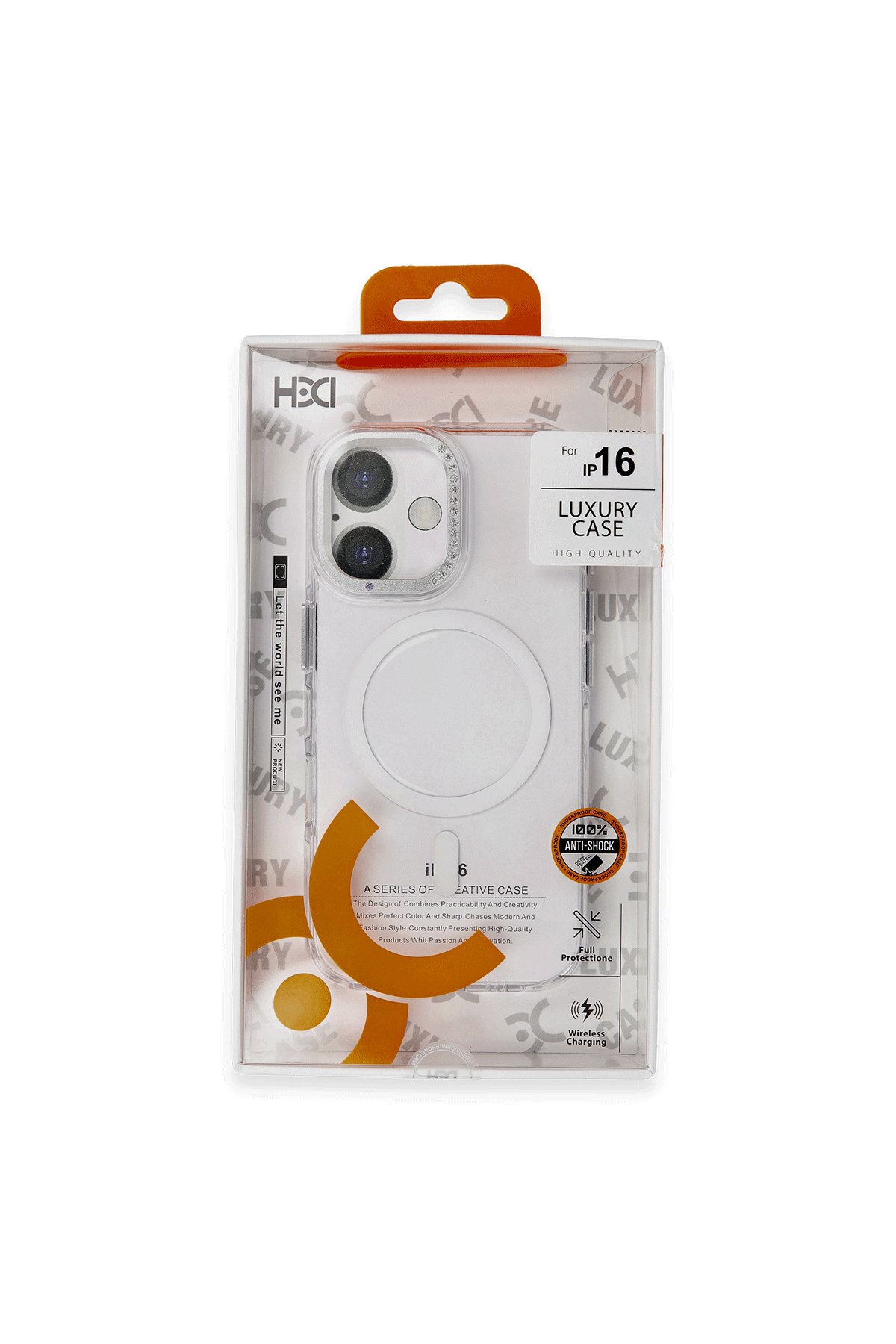 HDD iPhone 16 HBC-264 Lambor Karbon Fiber Sport Kapak - Lacivert