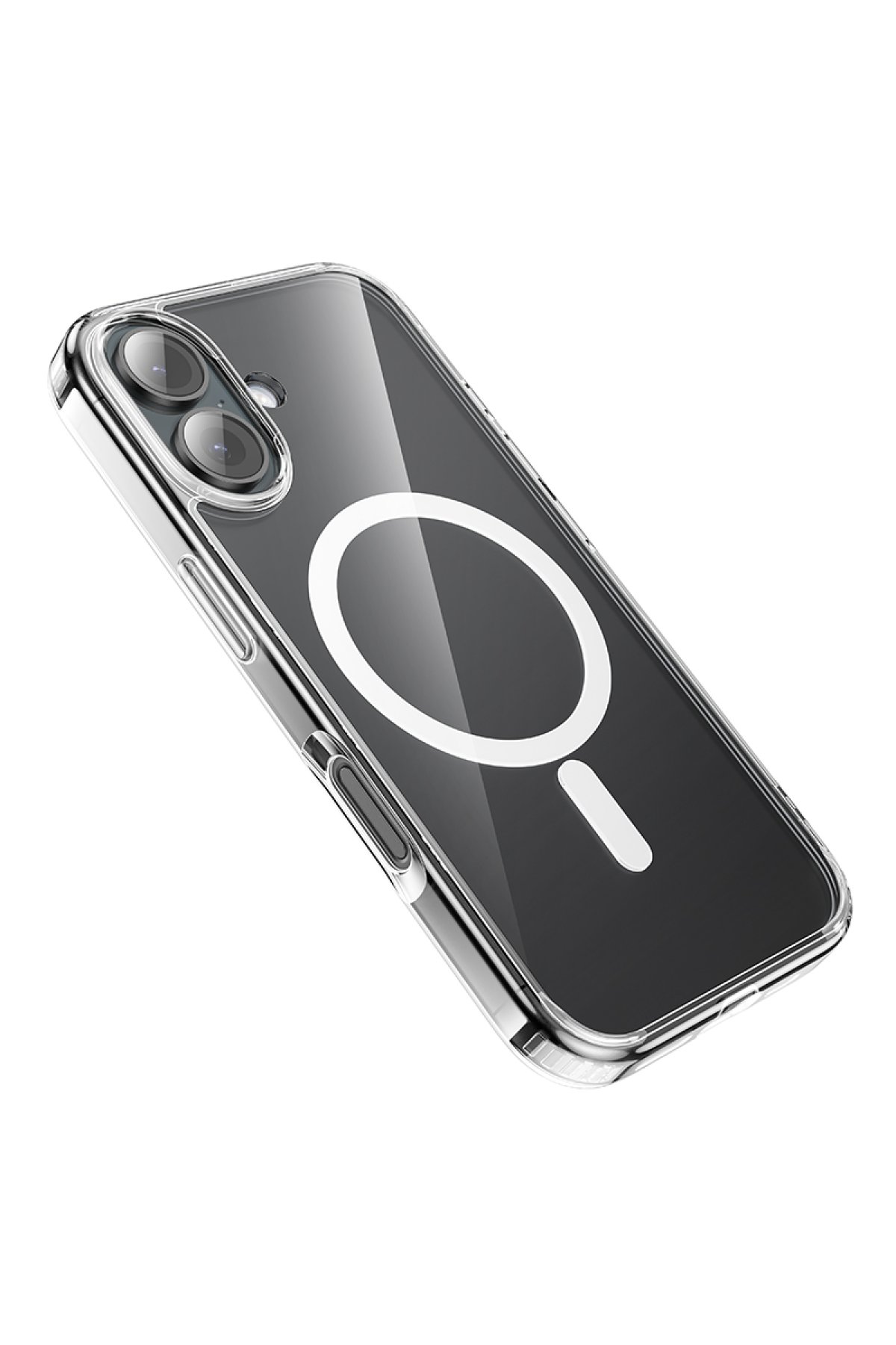 Hoco iPhone 16 3D Metal Frame Kamera Lens - Gümüş