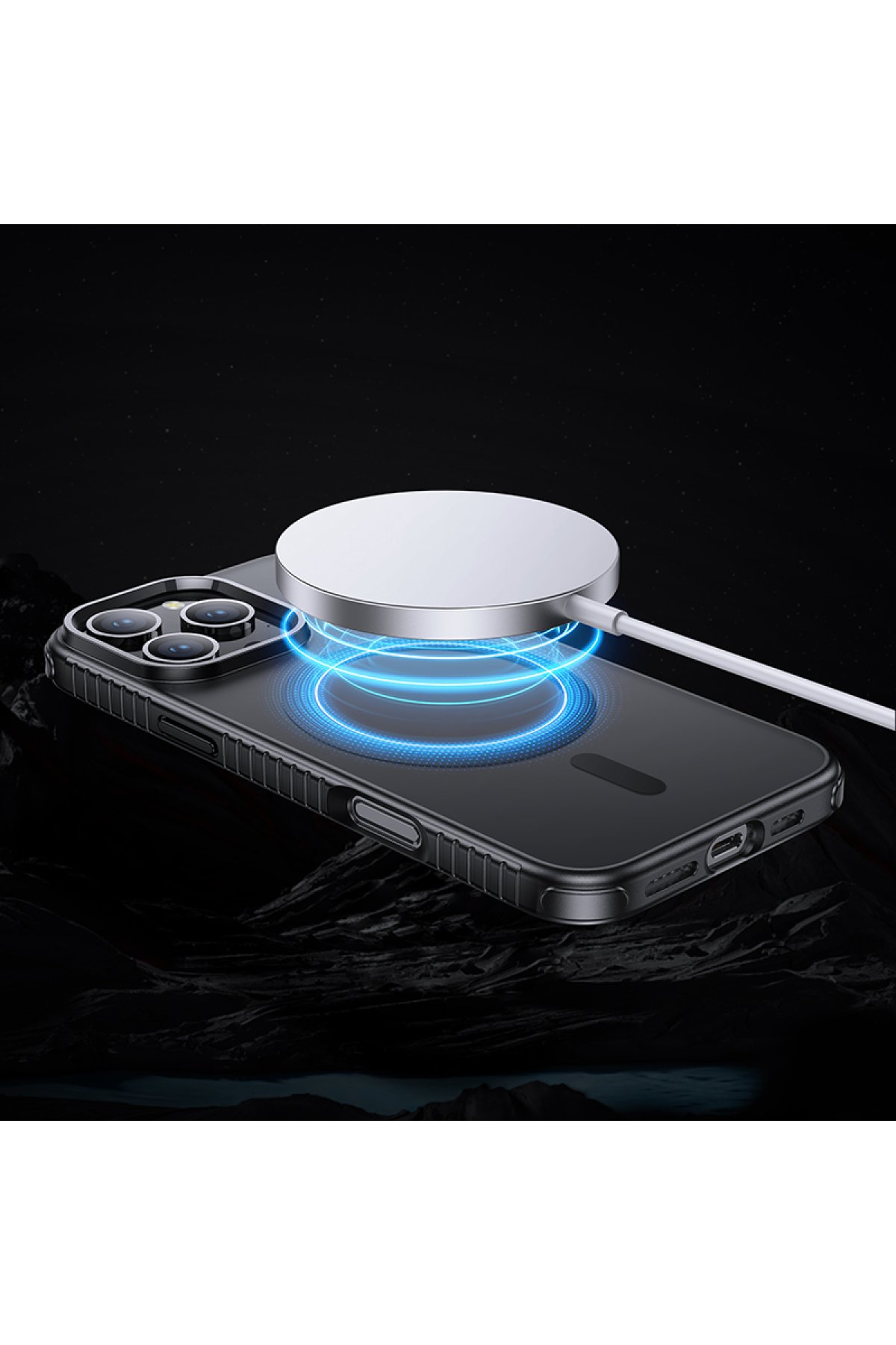 Hoco iPhone 16 Pro 3D Night Shooting Circle 25in1 Kamera Lens Koruma Cam - Siyah