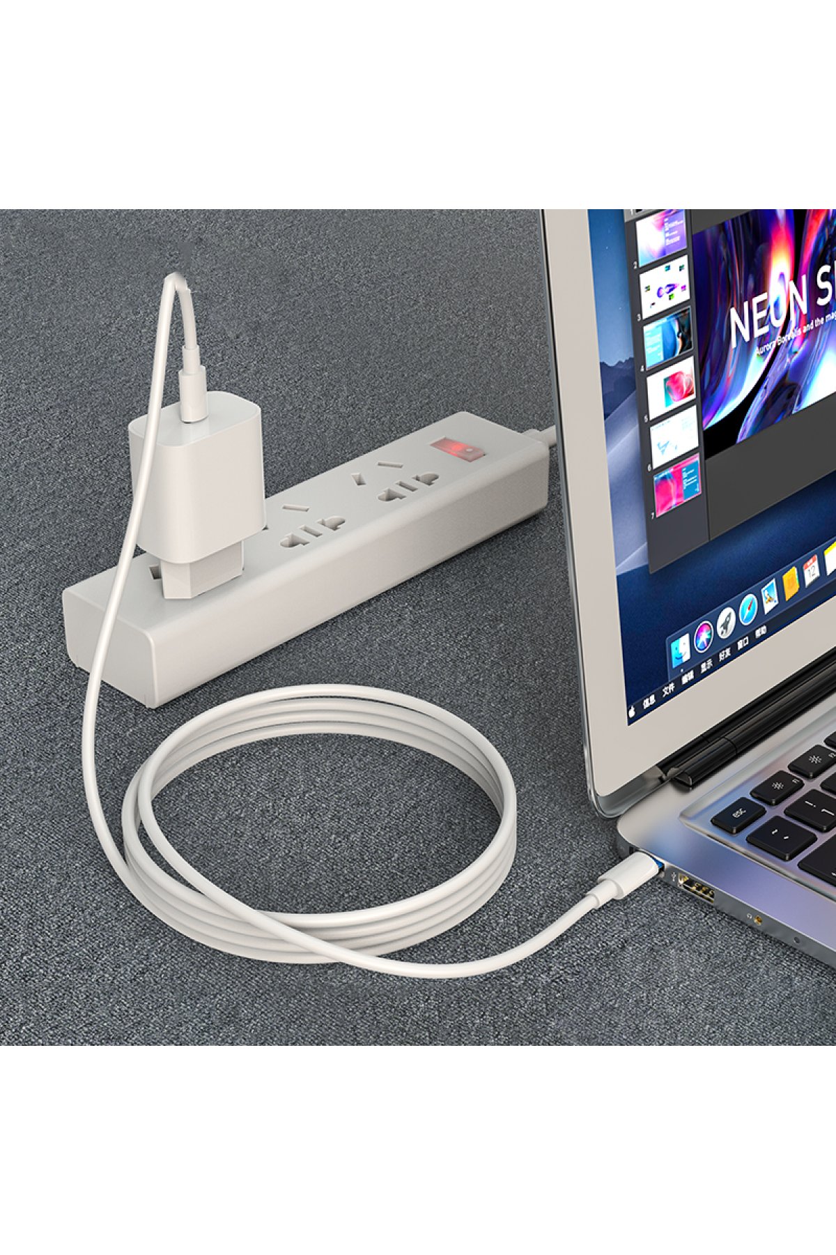 Hoco UA26 Tak Çalıştır Lightning to RJ45 100 Mbps Ethernet Dönüştürücü - Gri