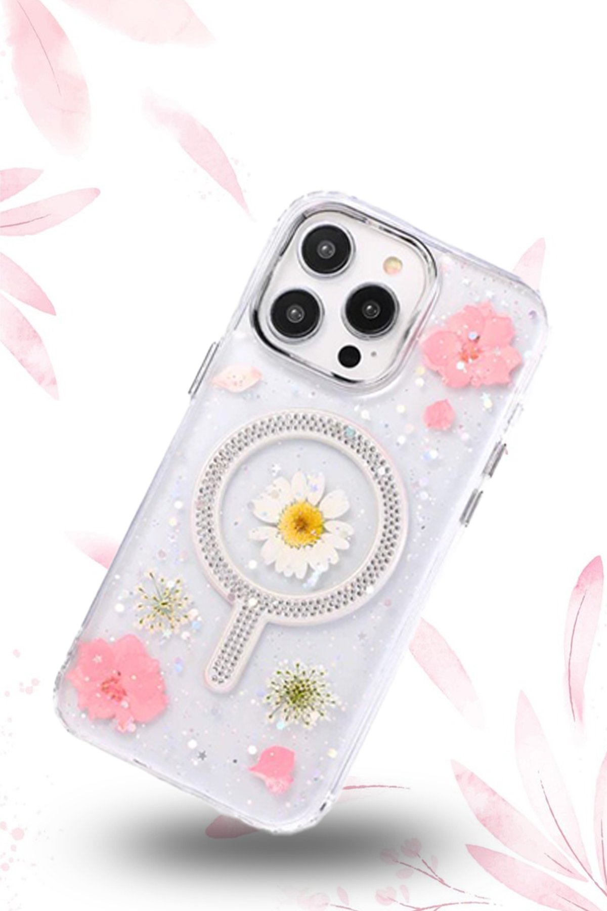 Newface iPhone 14 Kılıf Luko Lens Silikon - Gümüş