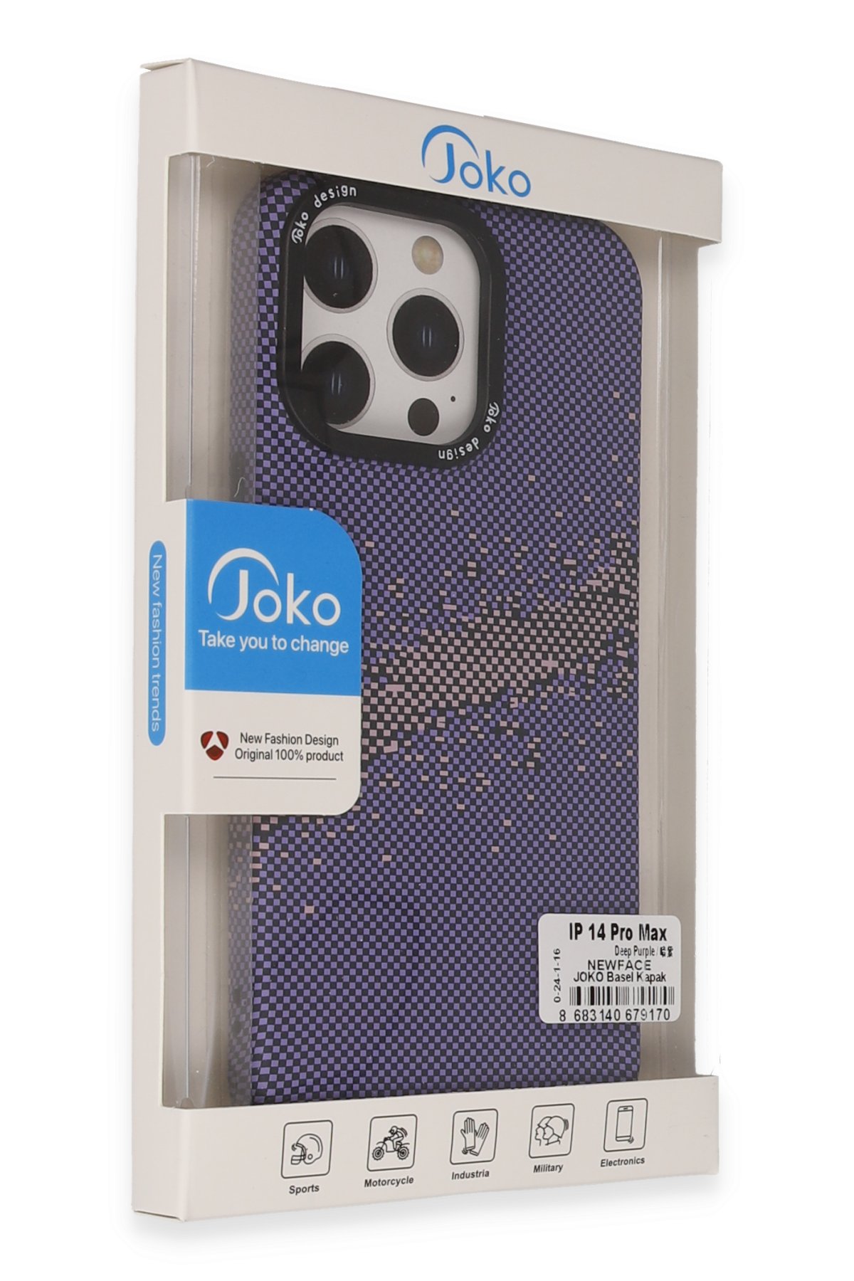 Joko iPhone 14 Pro Max Fun Magsafe Kapak - Natural Grey