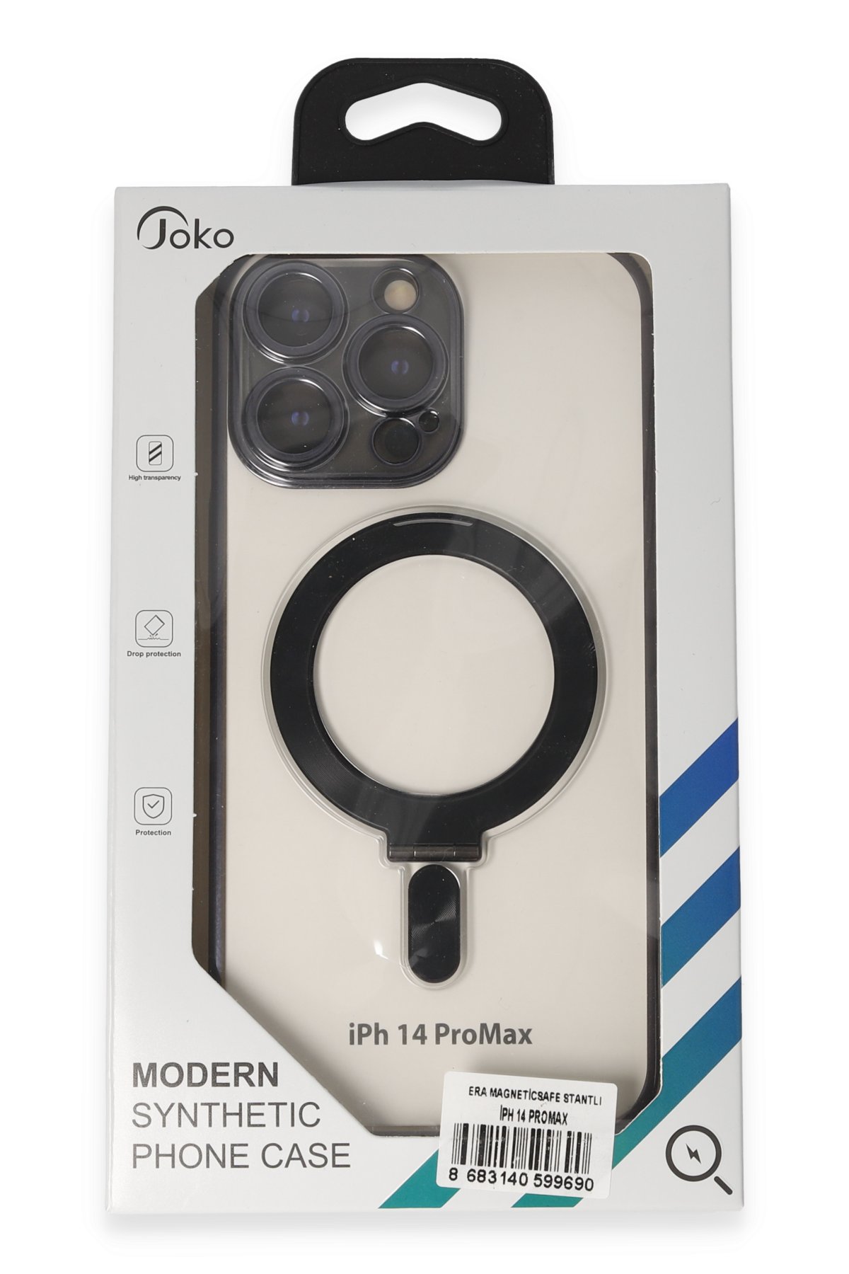 Joko iPhone 14 Pro Max Tork Magsafe Standlı Kapak - Siyah