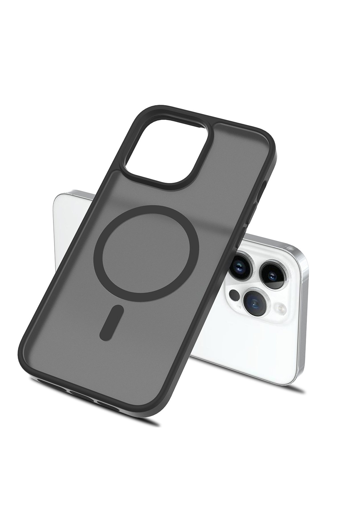 Joko iPhone 14 Pro Max Kılıf Zoom Standlı Silikon - Sierra Blue