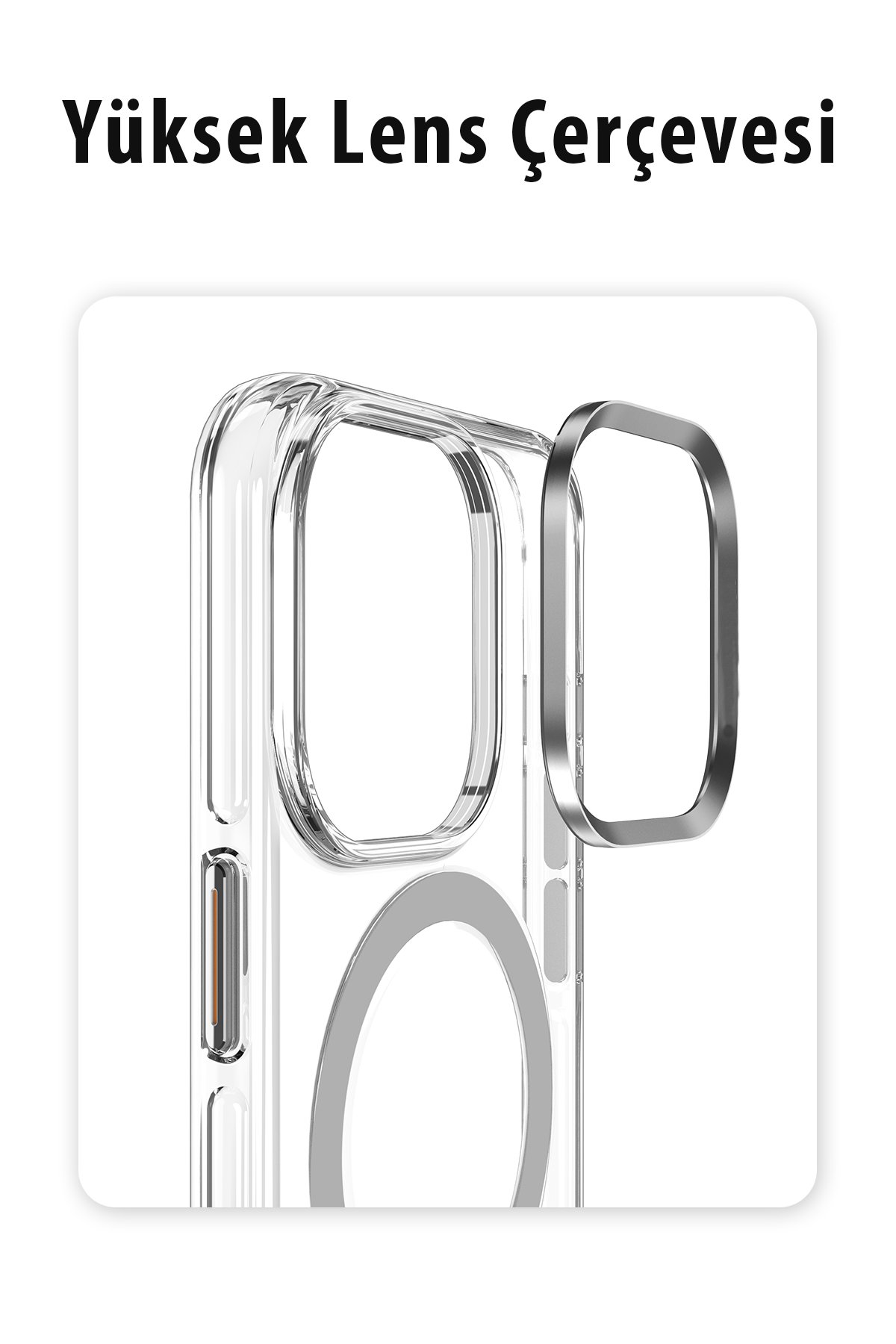 Joko iPhone 15 Hilton Magsafe Kapak - Titan Gri