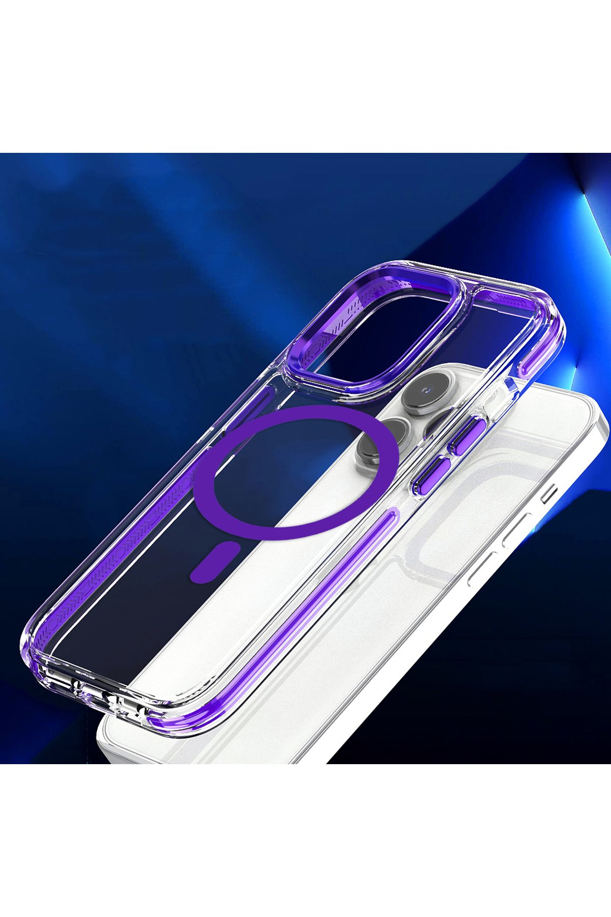 Joko iPhone 15 Pro Max Solid Magsafe Kapak - Lacivert