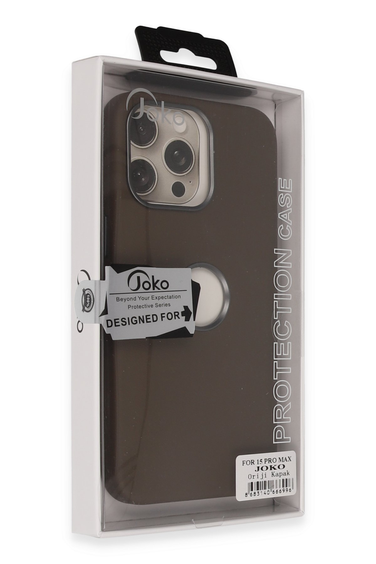 Joko iPhone 15 Pro Max PVD Metal Kamera Lens - Gri