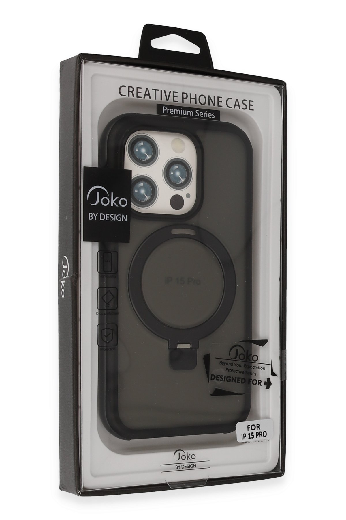 Joko iPhone 15 Pro Solid Magsafe Kapak - Siyah