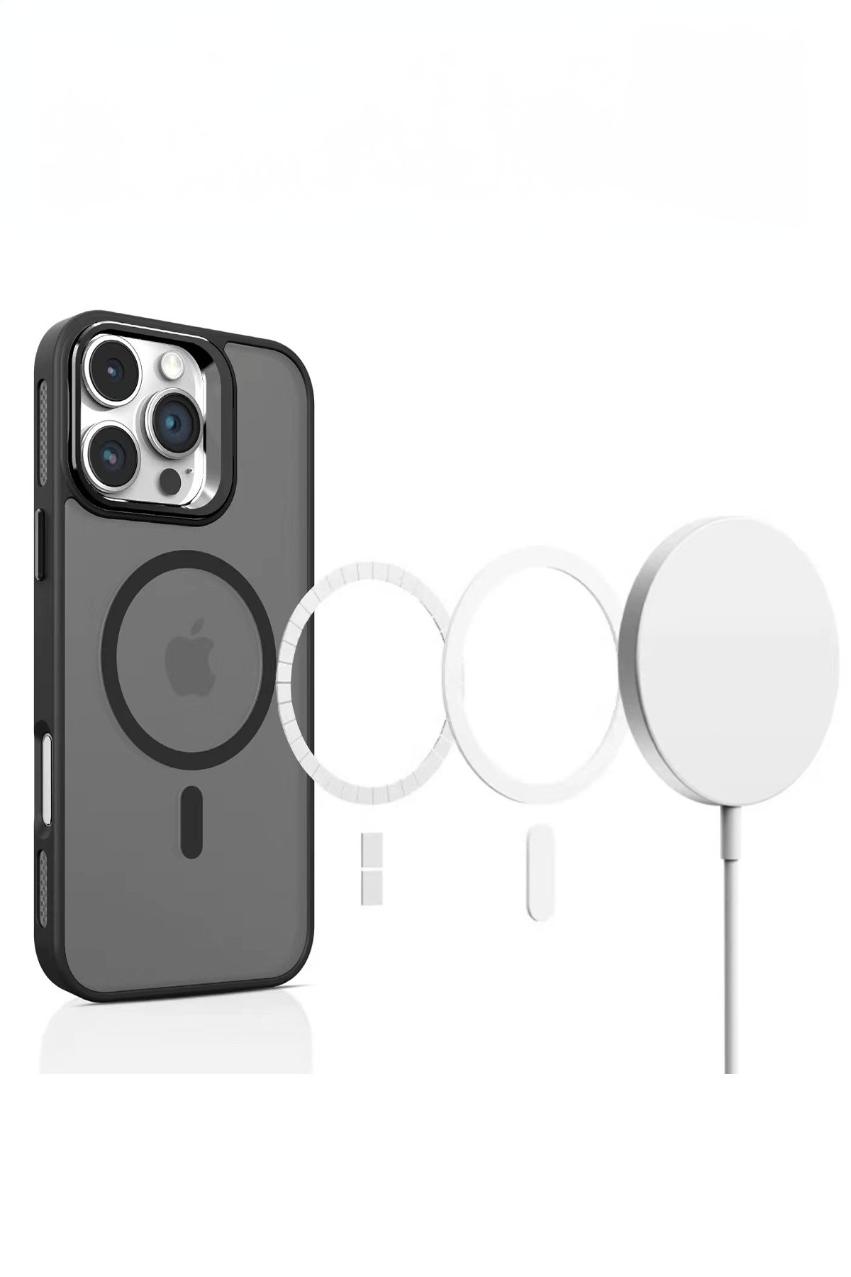 Joko iPhone 16 PVD Metal Kamera Lens - Gümüş