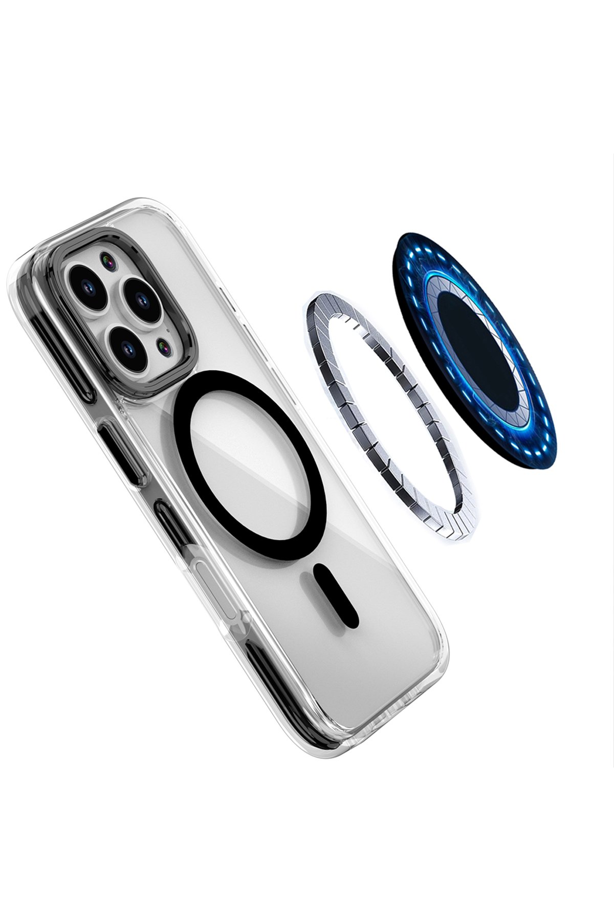 Joko iPhone 16 Pro Stella PC Sert Magsafe Kılıf - Şeffaf