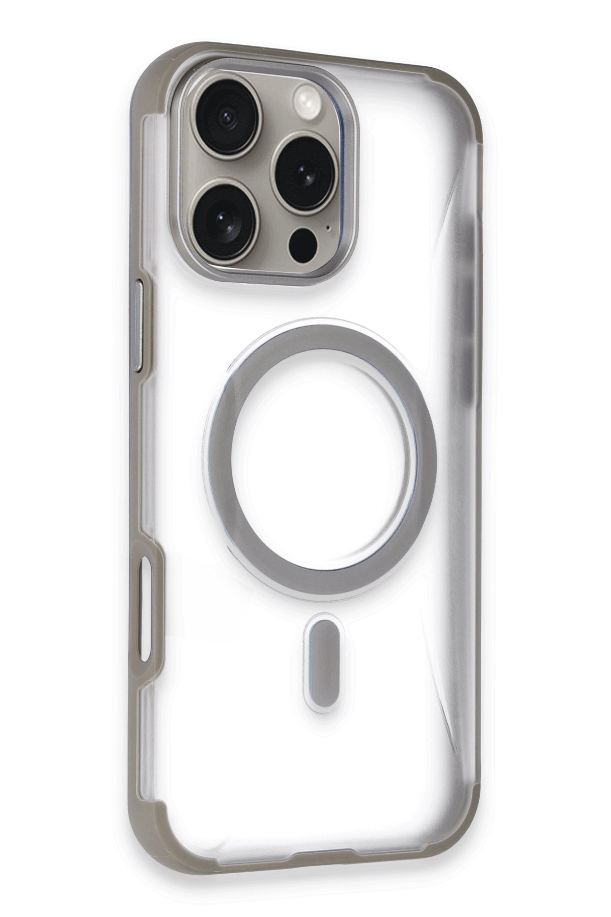 Joko iPhone 16 Pro Max Gleam PC Sert Magsafe Kılıf - Şeffaf