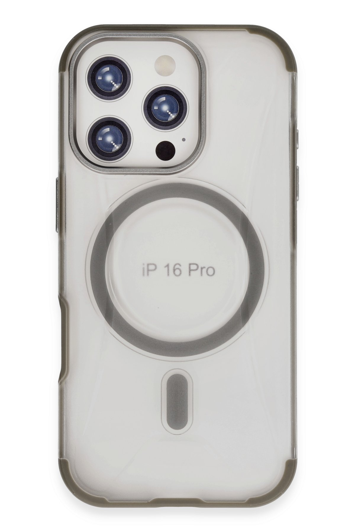 Joko iPhone 16 Pro Max Gleam PC Sert Magsafe Kılıf - Şeffaf