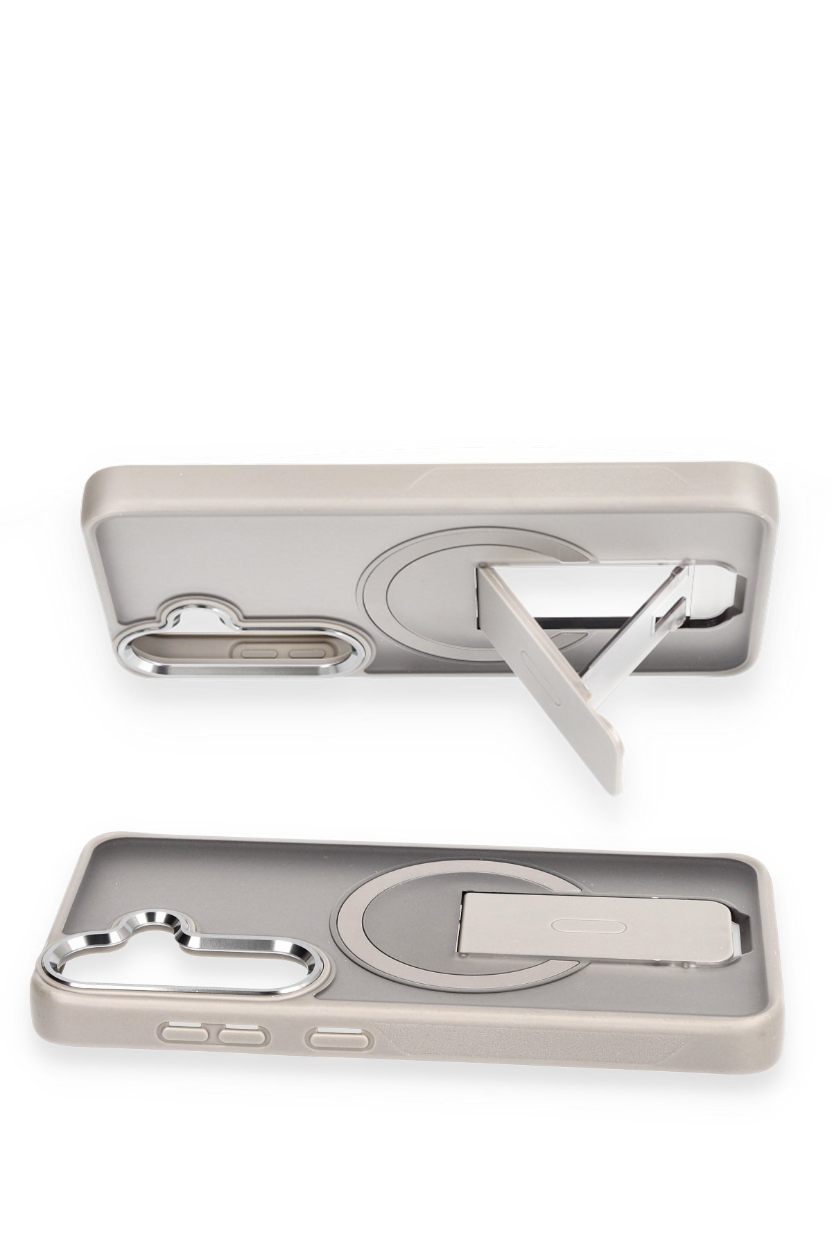 Newface Samsung Galaxy S24 Kılıf Magneticsafe Şeffaf Silikon - Şeffaf