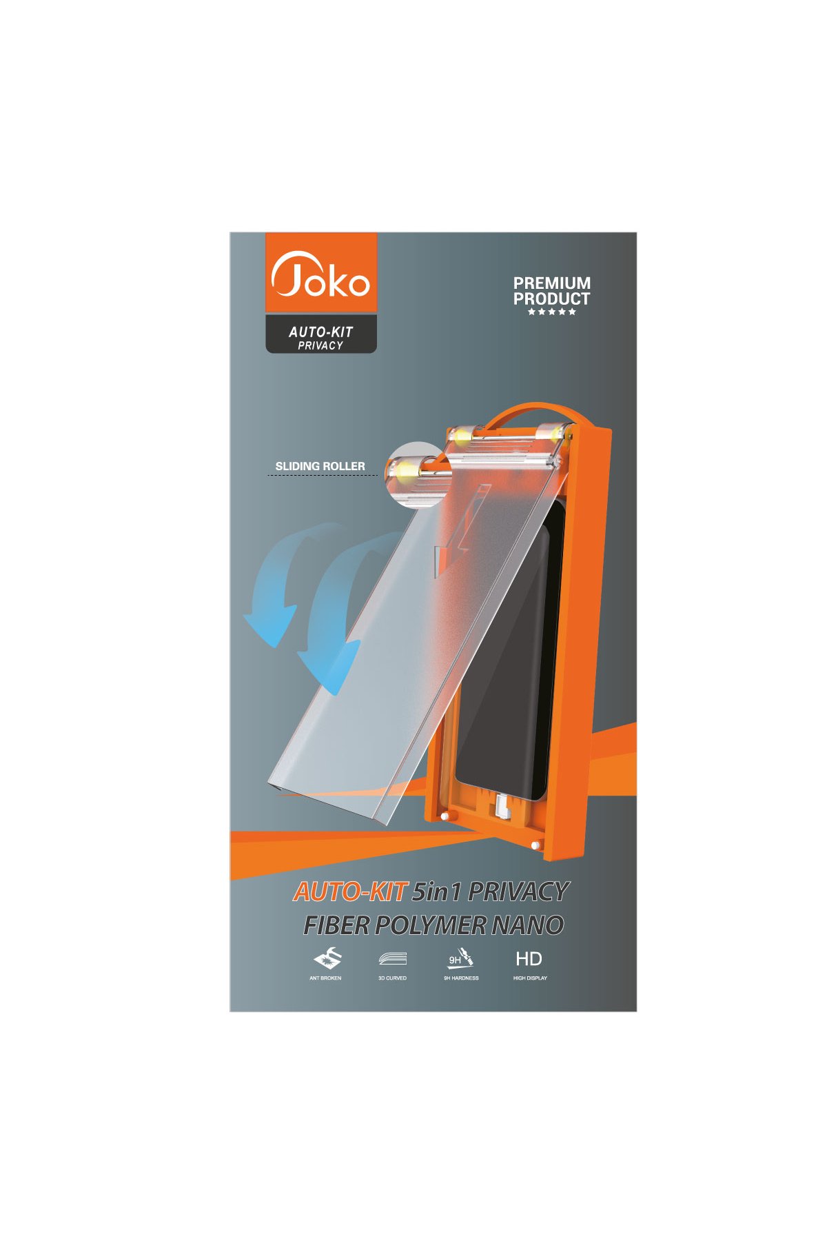 Joko Xiaomi Redmi Note 13 Pro Plus AutoKit 5in1 Fiber Polymer Nano Ekran Koruyucu