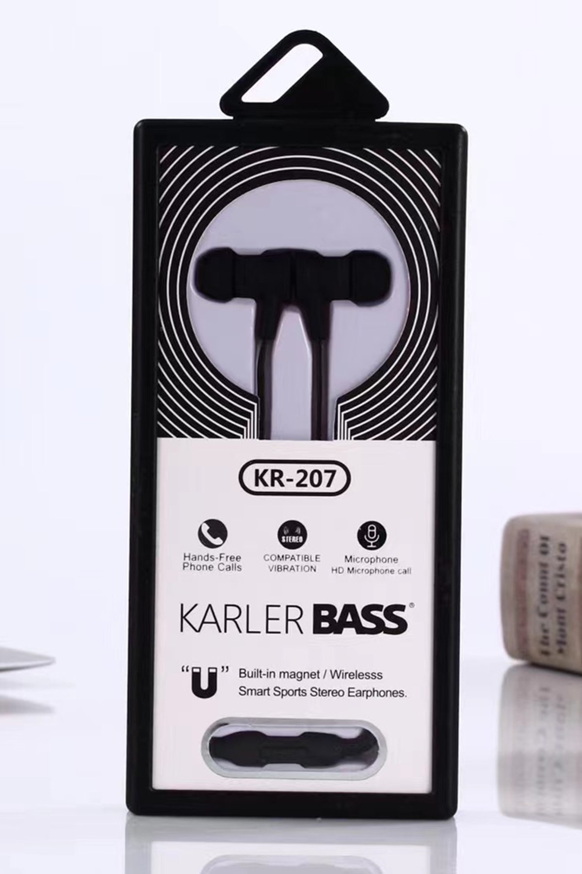 Karler Bass A10 Pro Aktif Gürültü Engelleyici Özellikli Dijital Ekranlı Airpods Bluetooth Kulaklık - Beyaz