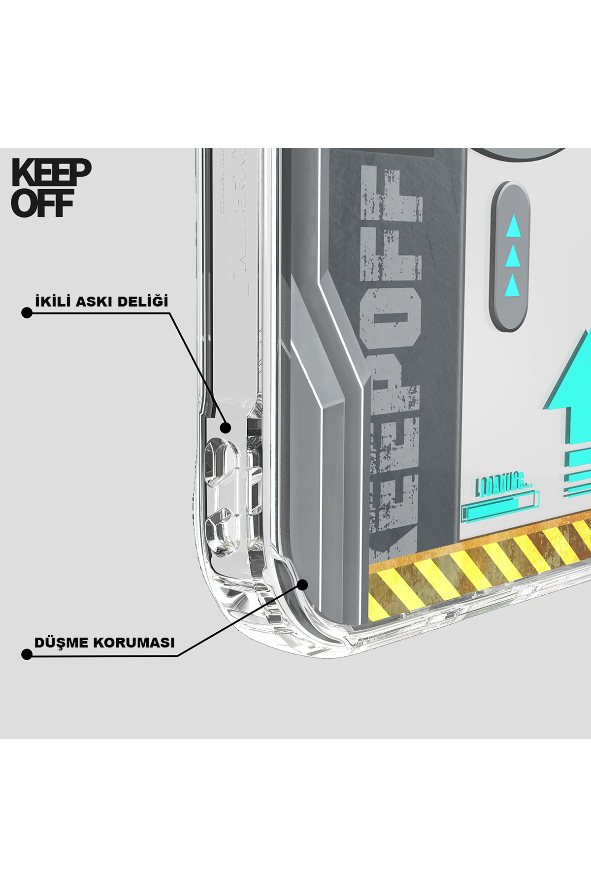 Keep Off iPhone 15 DNA Magsafe Kapak - King Kong