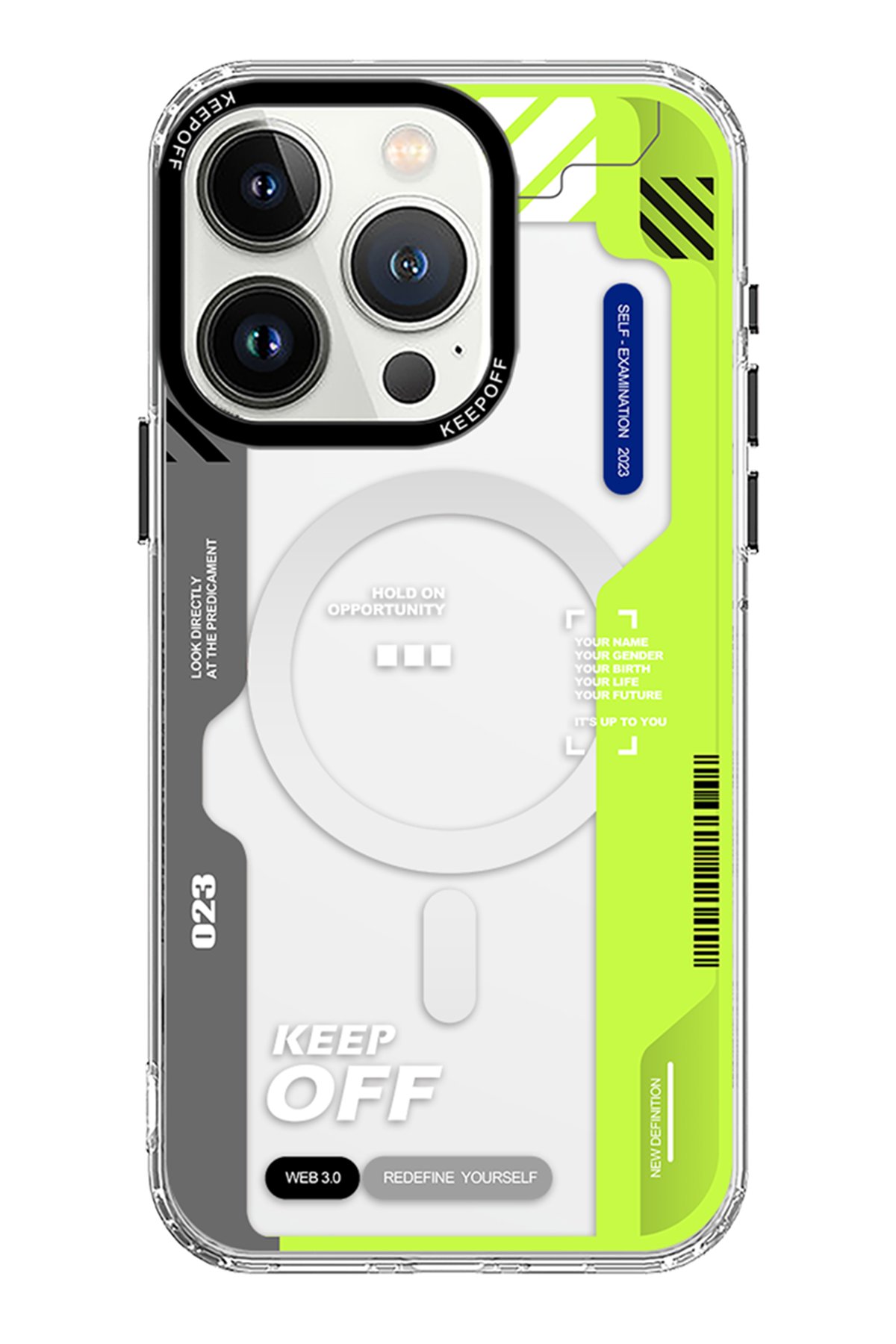 Keep Off iPhone 15 Pro Max Cross Country Travel Magsafe Kapak - Jungle