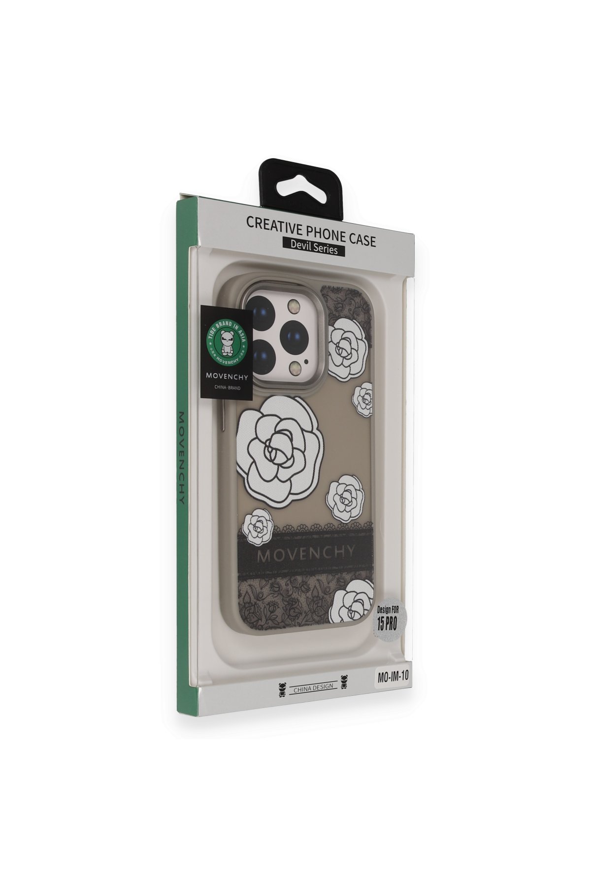 Movenchy iPhone 14 Pro Max Kılıf PP Magsafe Kapak - Beyaz