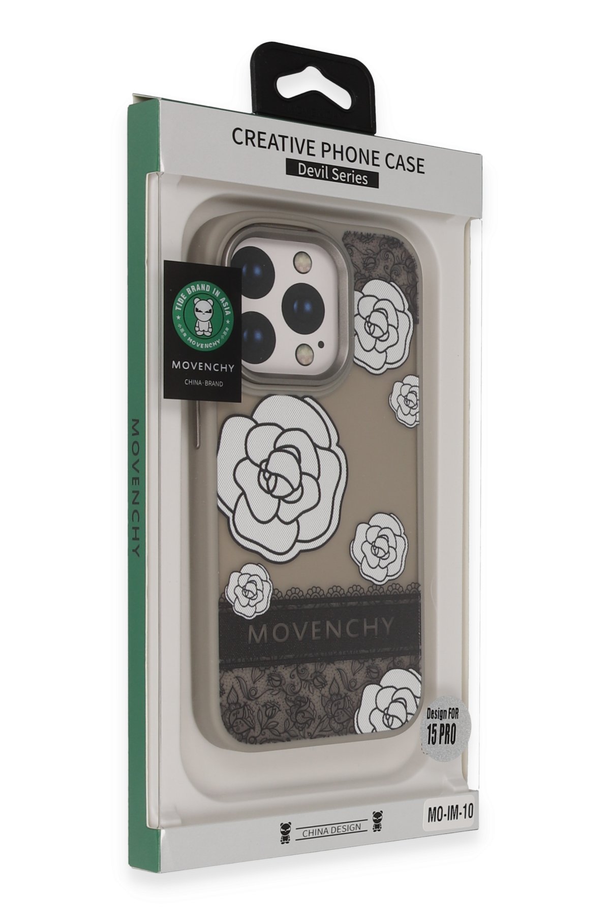 Movenchy iPhone 15 Kılıf Radyant Magsafe Kapak - Turuncu