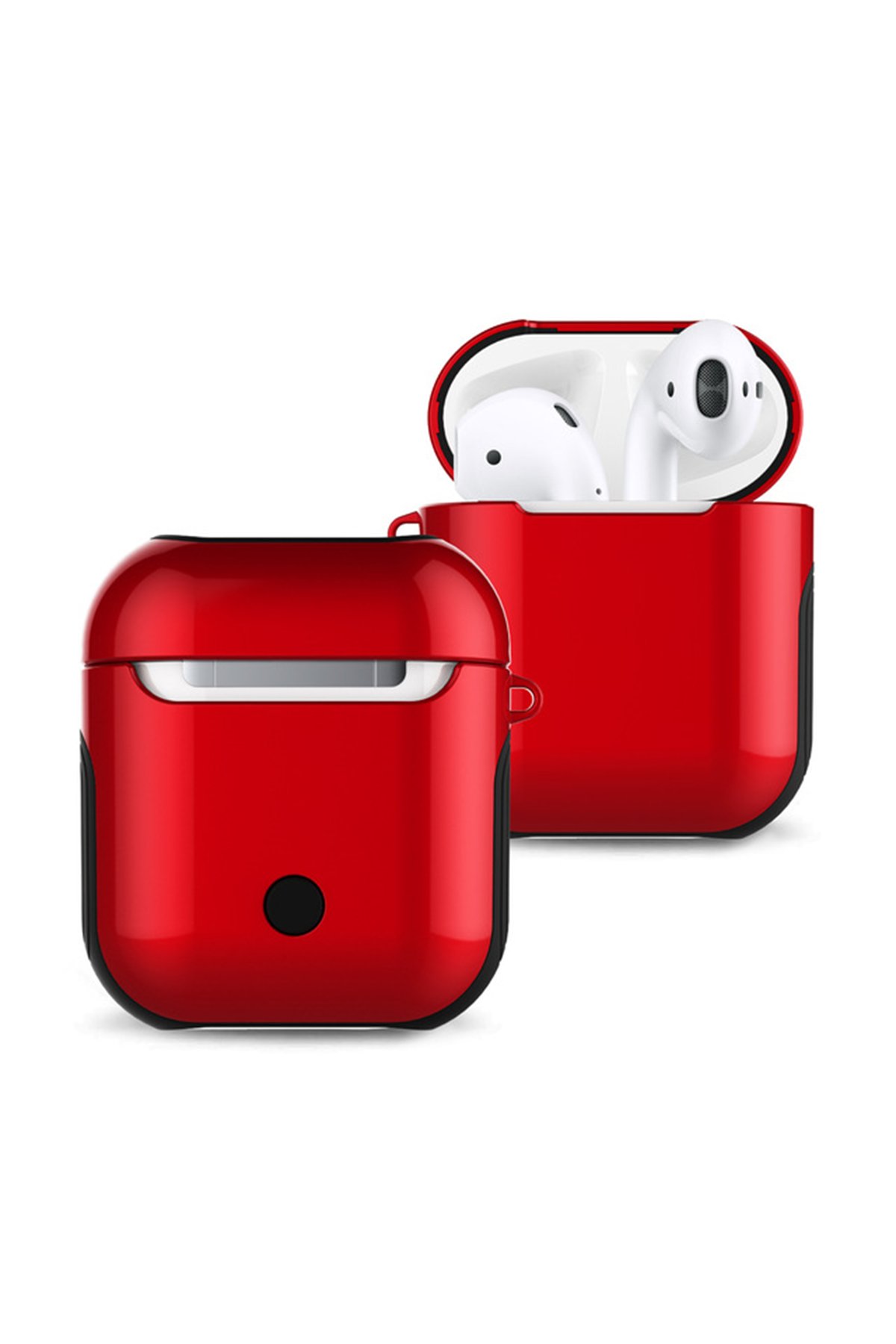 Newface Airpods (1.nesil) Deri Kılıf - Bordo