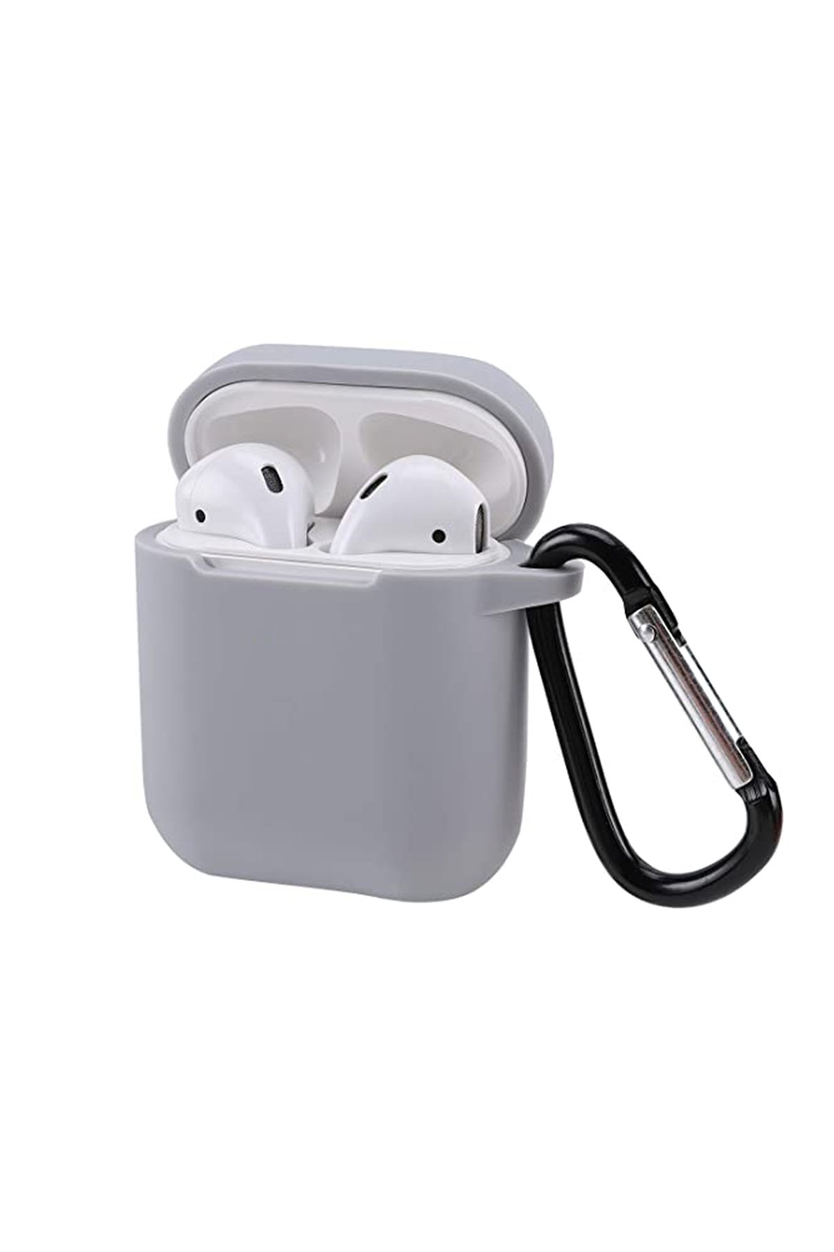 Newface Airpods (1.nesil) Spor Delikli Kılıf - Siyah-Kırmızı