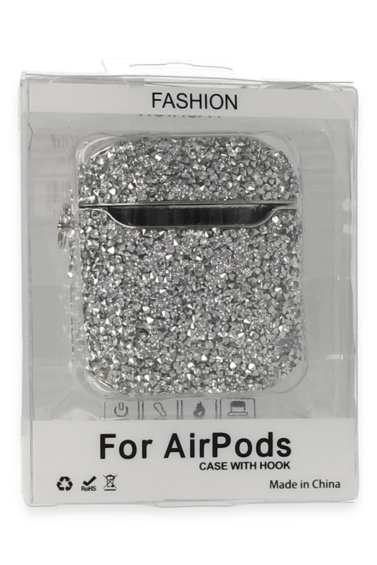 Newface Airpods 2 (2.nesil) Mira Taşlı Kılıf - Gold