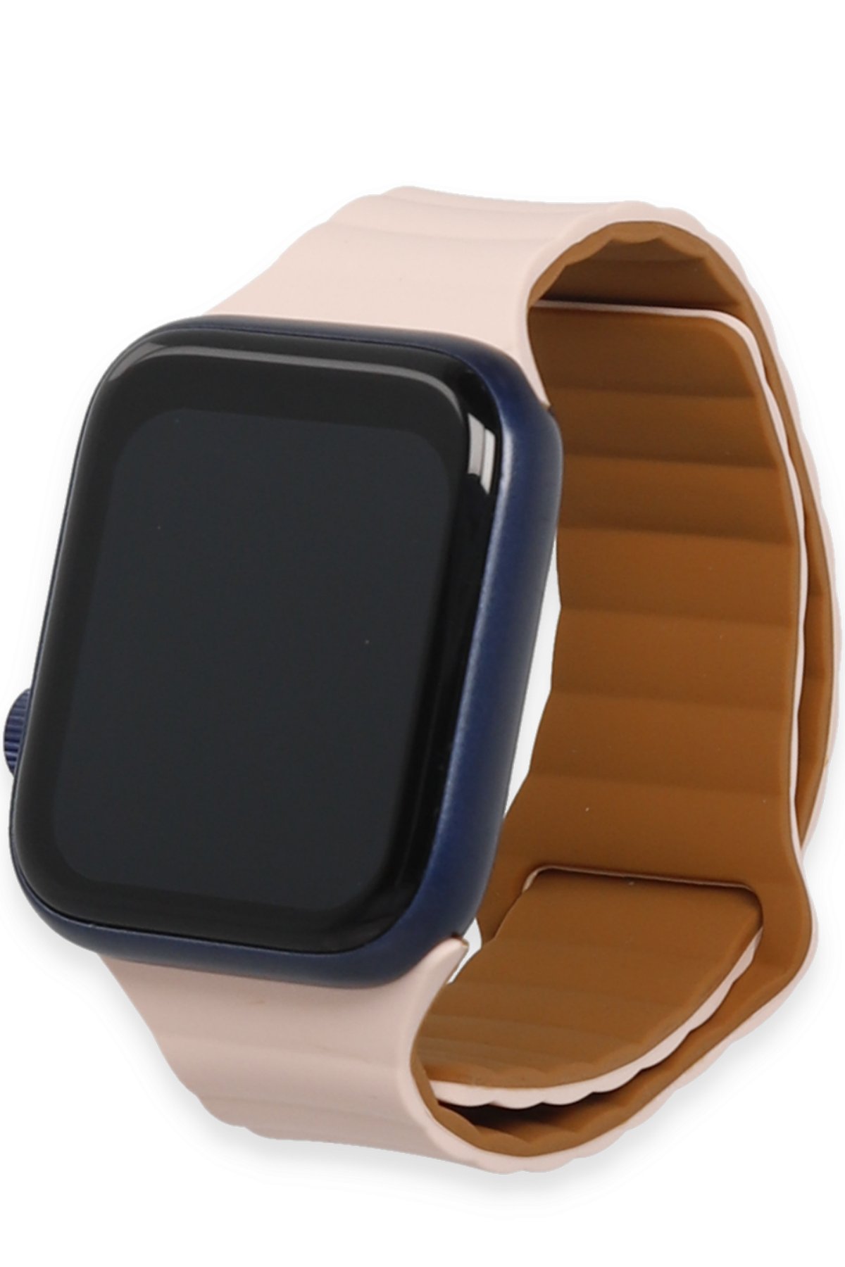 Newface Apple Watch 38mm Ayarlı Solo Silikon Kordon - Gri