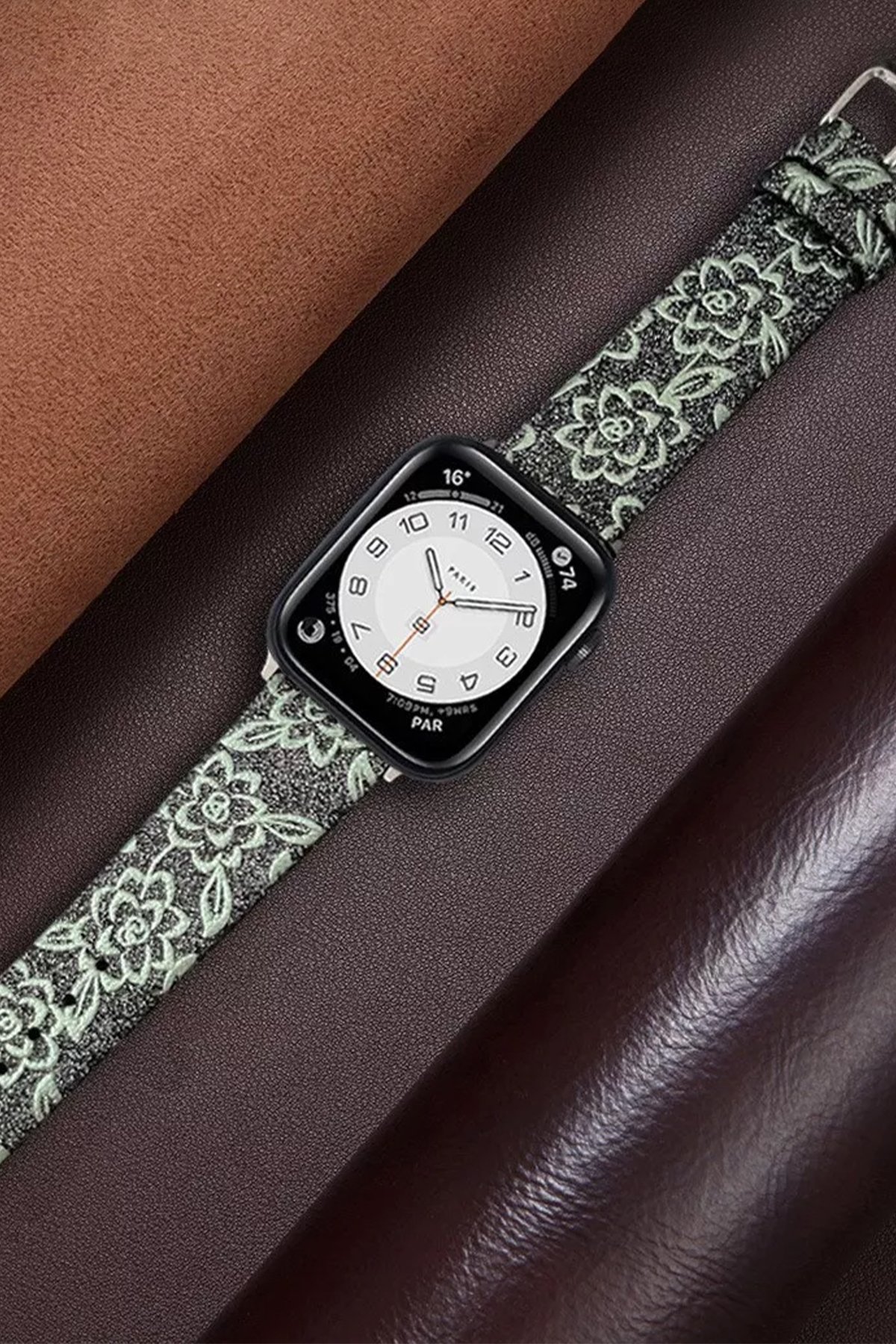 Newface Apple Watch 41mm Metal Mıknatıslı Kordon - Yeşil