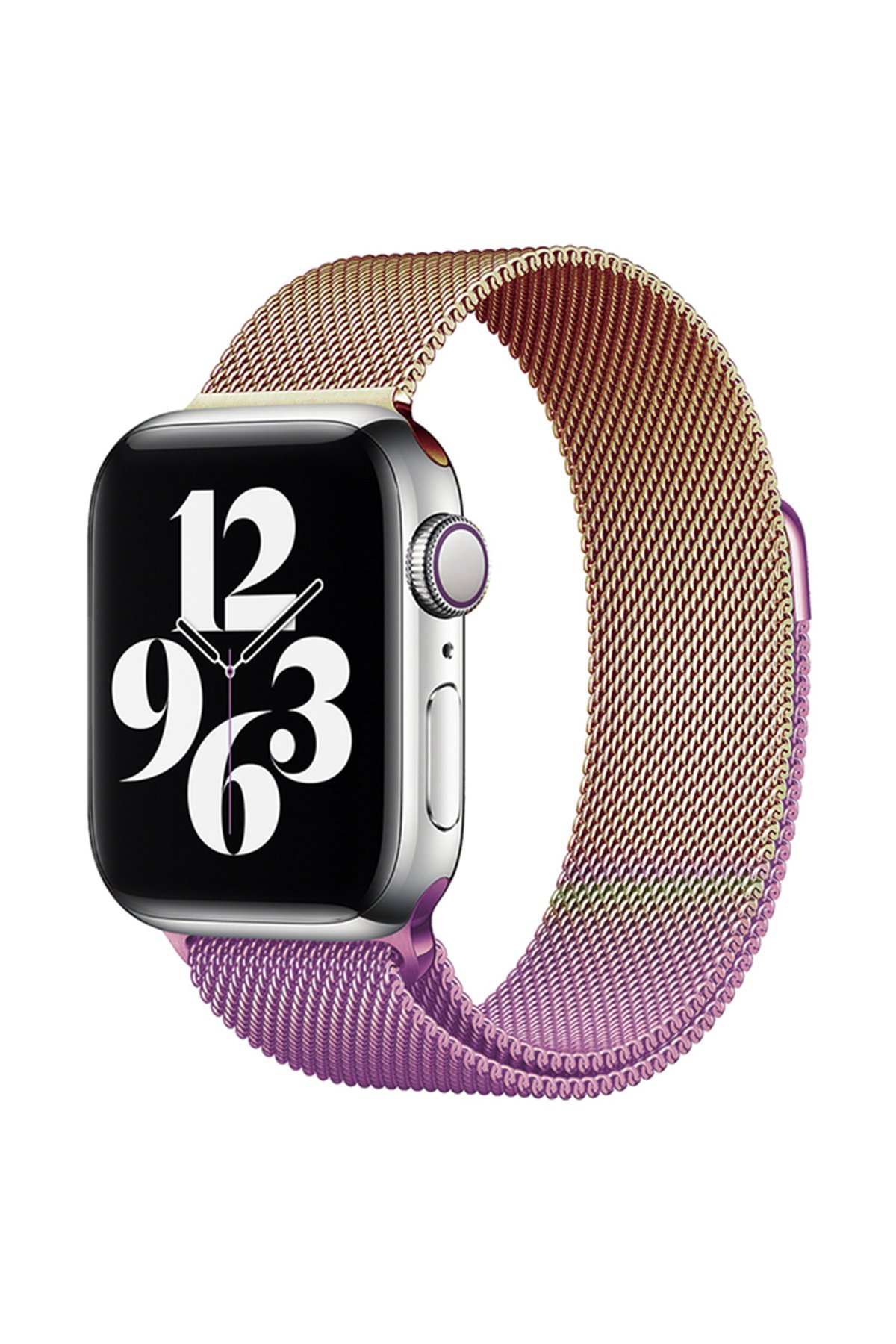 Newface Apple Watch 41mm Trail Kordon - Sarı-Bej