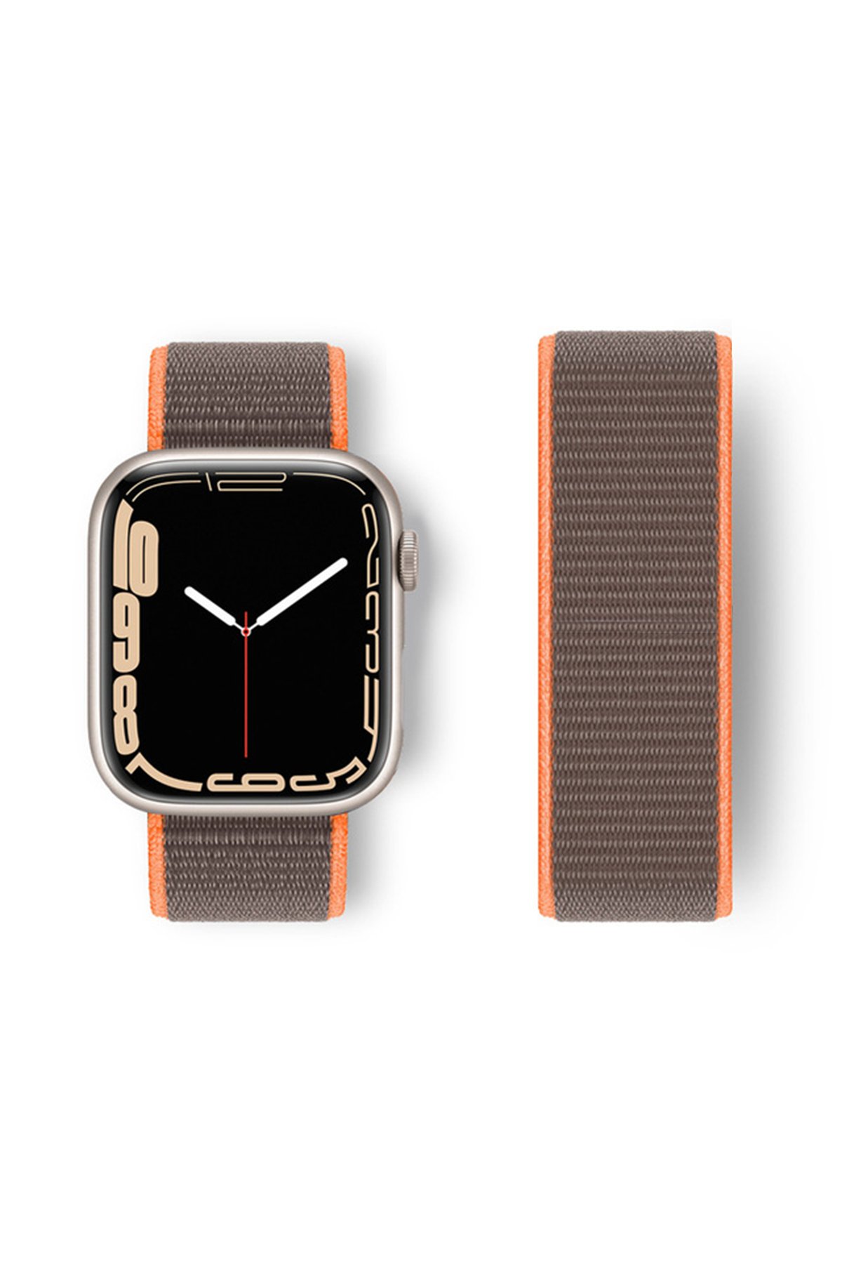 Newface Apple Watch 42mm Creeper Desenli Kordon - Rose Gold