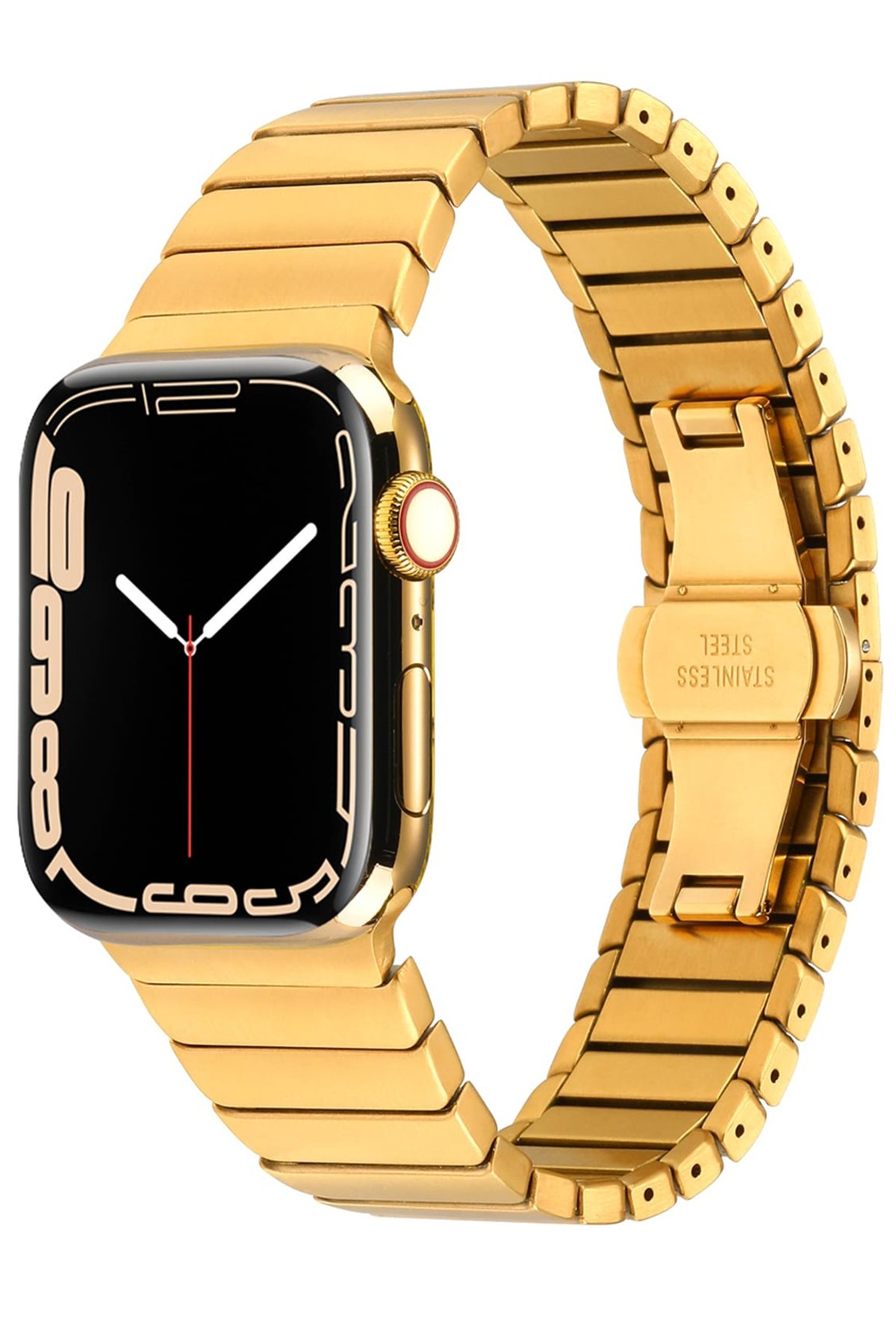 Newface Apple Watch 42mm NL17 Deri Kordon - Kahverengi