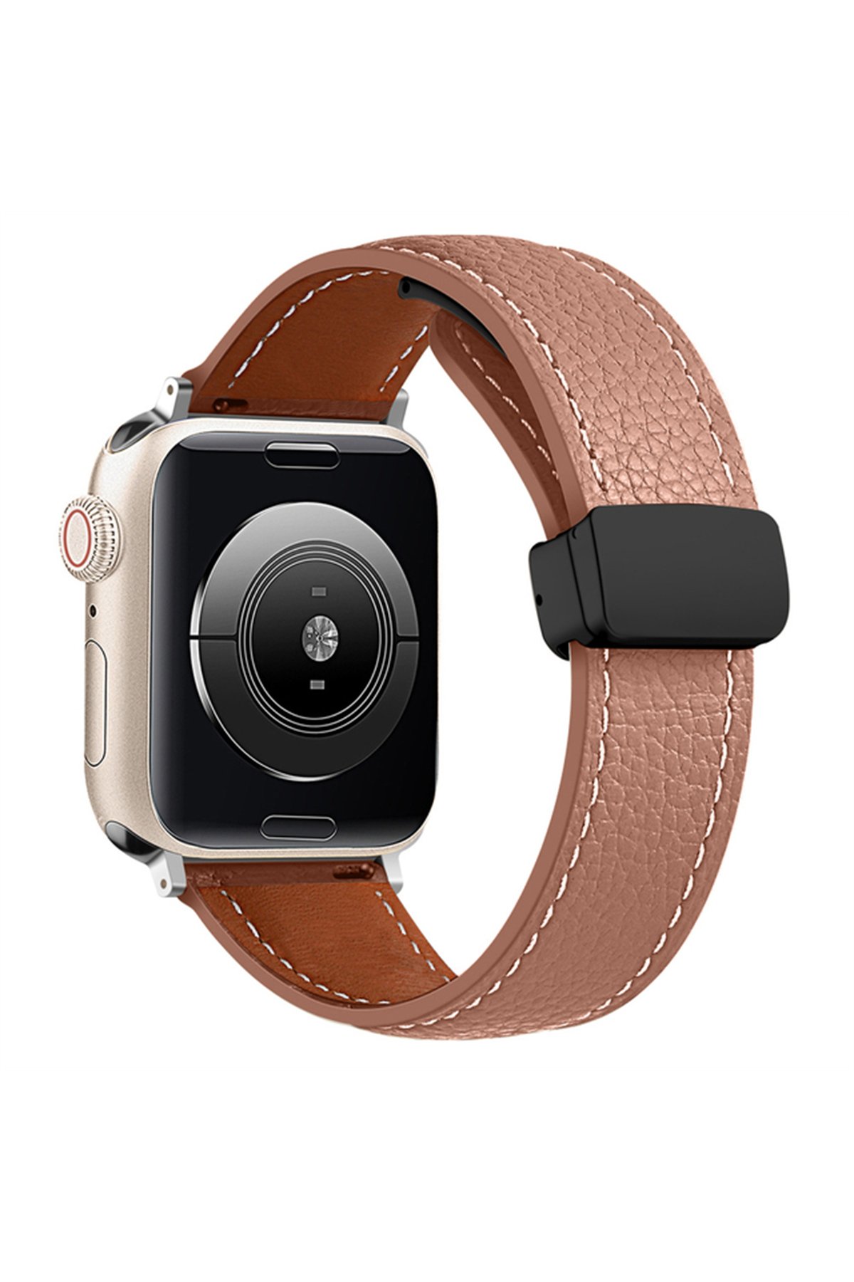 Newface Apple Watch 42mm Ayarlı Solo Silikon Kordon - Füme