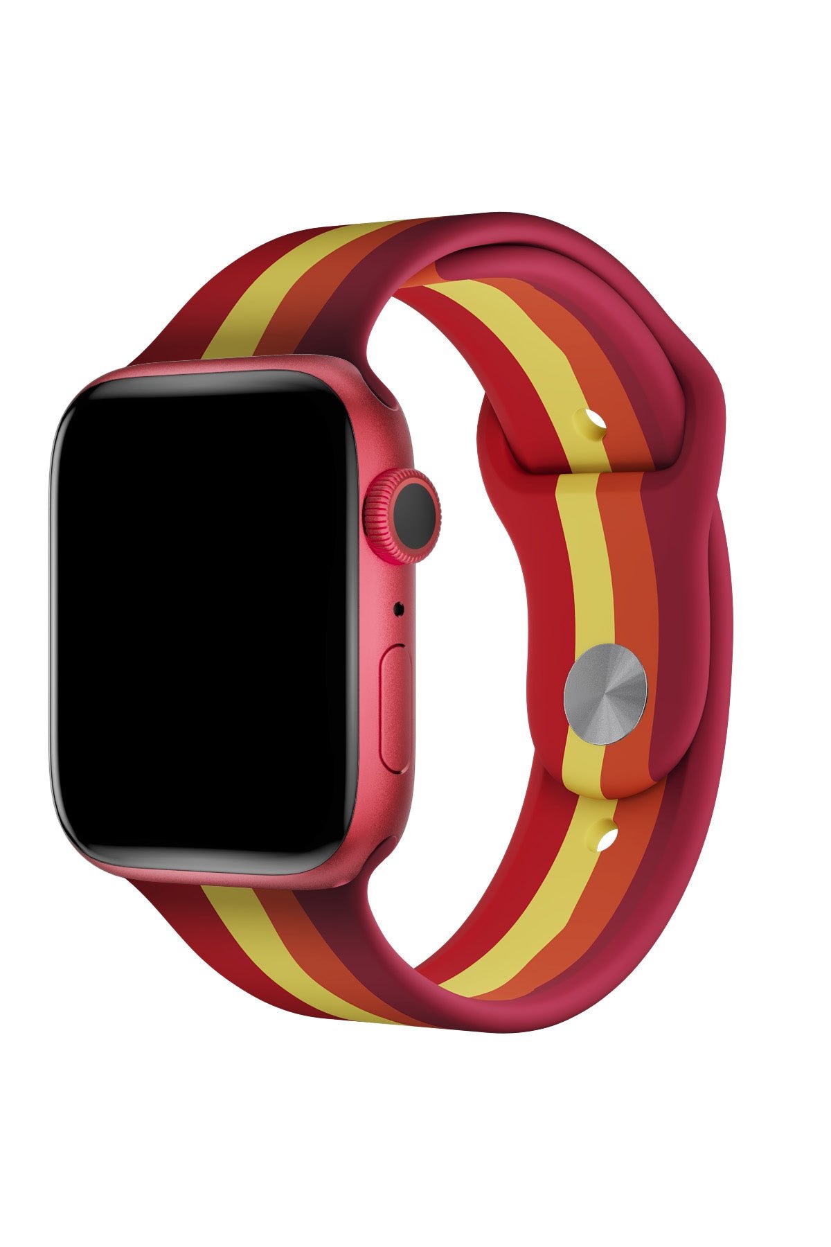 Newface Apple Watch 44mm Magnus Mıknatıslı Silikon Kordon - Koyu Yeşil